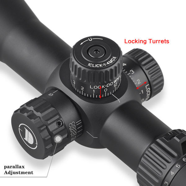 Discovery Optics HT 3-12x40 FFP MOA SF ¼ MOA LT Riflescope
