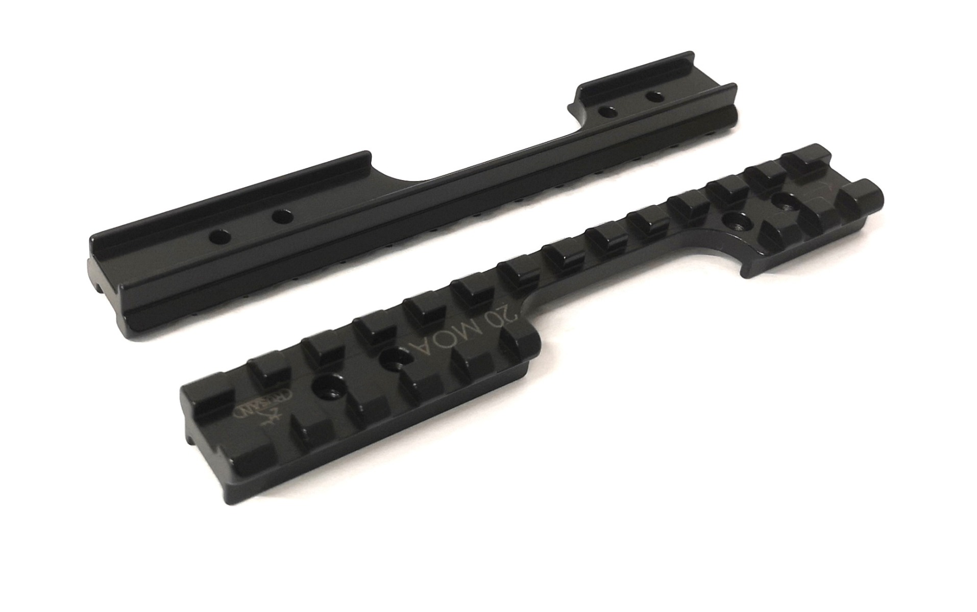 Ex-Demo Rusan Steel Picatinny rail - Anschütz Match 54/64 with drilled and tapped Receiver - 20 MOA - EXD203
