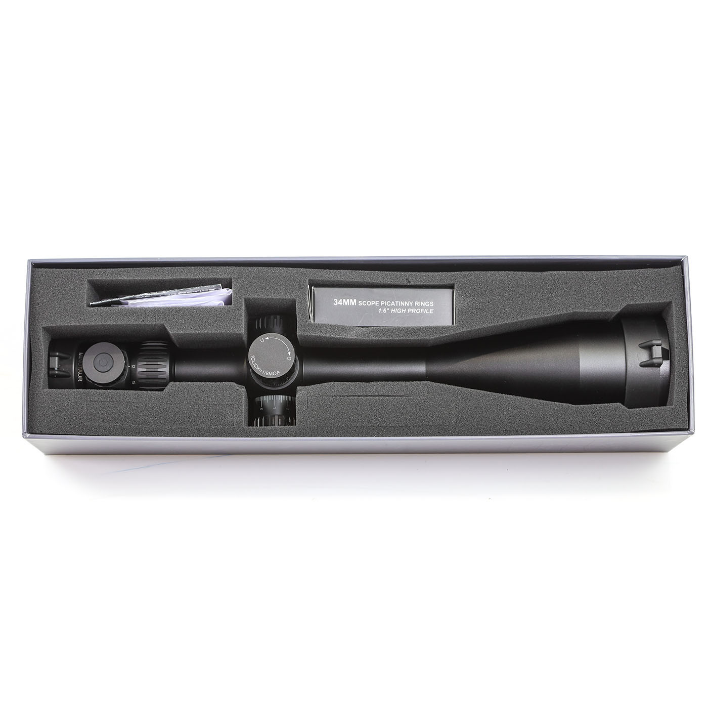 Preowned SOG Vector Optics Minotaur 12-60x60 Gen II Illuminated DOT SFP VETD-LR 1/8 MOA 34mm Rifle Scope  - SOG34