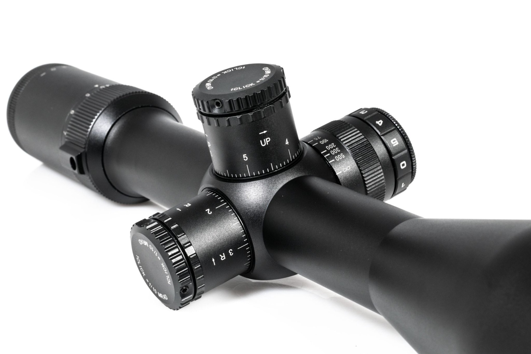 Preowned SOG WULF Hurricane 4.5-18x50 SFP Illuminated Half Mildot 0.1MRAD Side Focus Locking Turrets Rifle Scope - SOG47