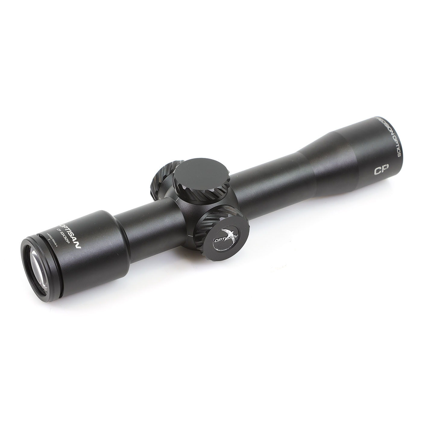 Ex-Demo Optisan CP Compact 10x32 SFP MIL Non-Illuminated MH10 Rifle Scope - EXD138