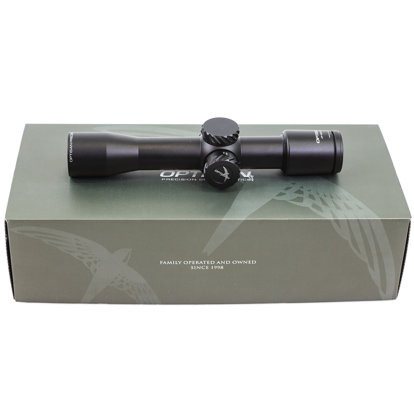 Ex-Demo Optisan CP Compact 10x32 SFP MIL Non-Illuminated MH10 Rifle Scope - EXD138