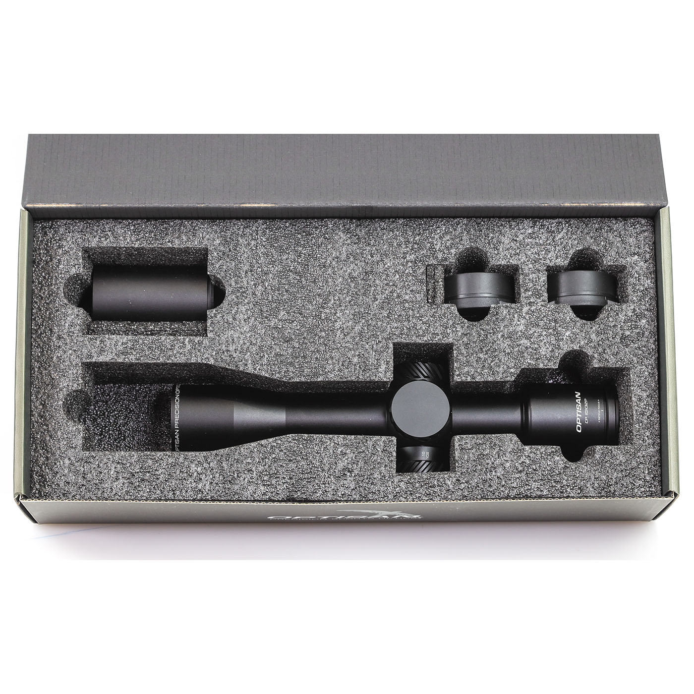 Ex-Demo Optisan CP Compact 10x32 SFP MIL Non-Illuminated MH10 Rifle Scope - EXD138