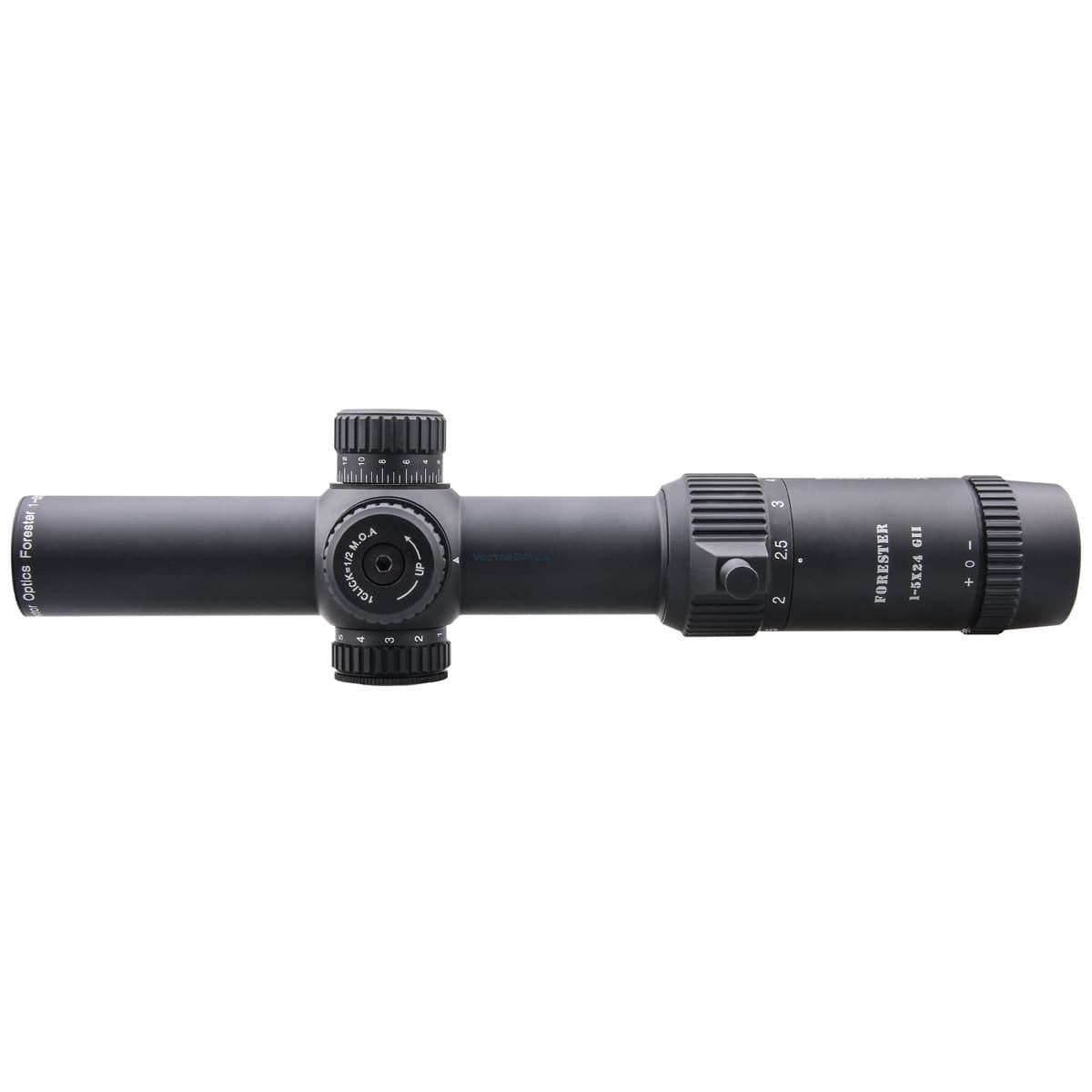Vector Optics Forester 1-5x24 SFP Gen II Illuminated VFD-2 1/2MOA Rifle Scope