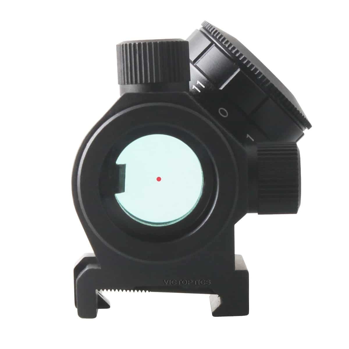 Victoptics CRL 1x22 Ultra Compact Red Dot integral Weaver/Picatinny mount and Riser