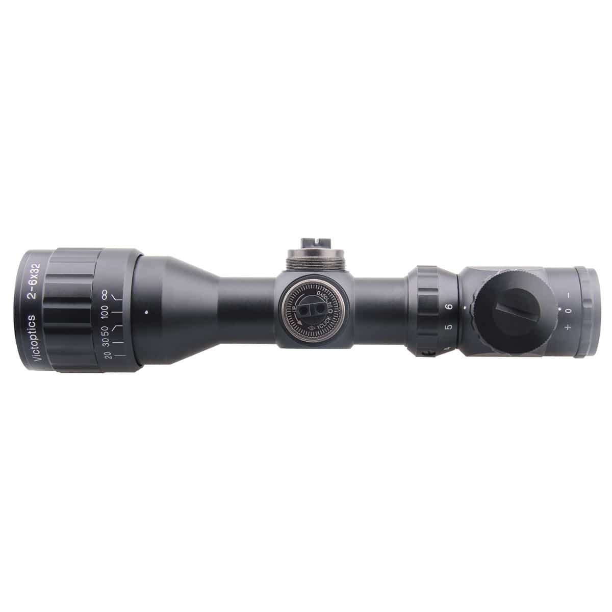 Victoptics 2-6 x 32 AOE SFP Illuminated Rangefinder reticle Rifle Scope - Free Mounts
