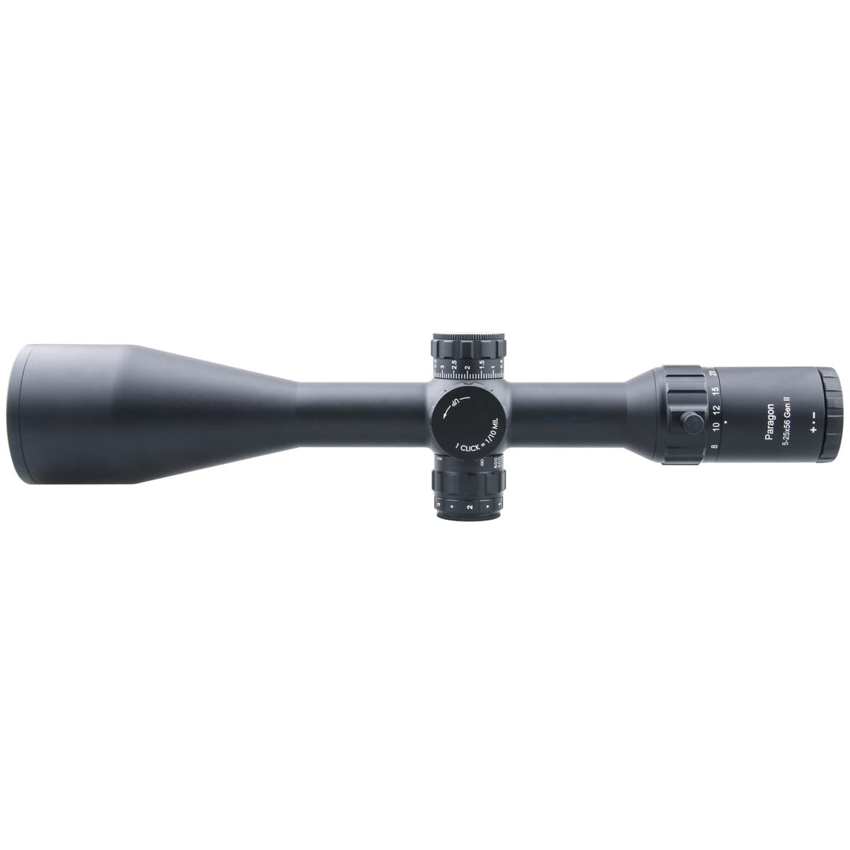 Vector Optics Paragon Gen II 5-25x56 SFP VPA-2 MIL 0.1 MRAD LT 30mm Rifle Scope