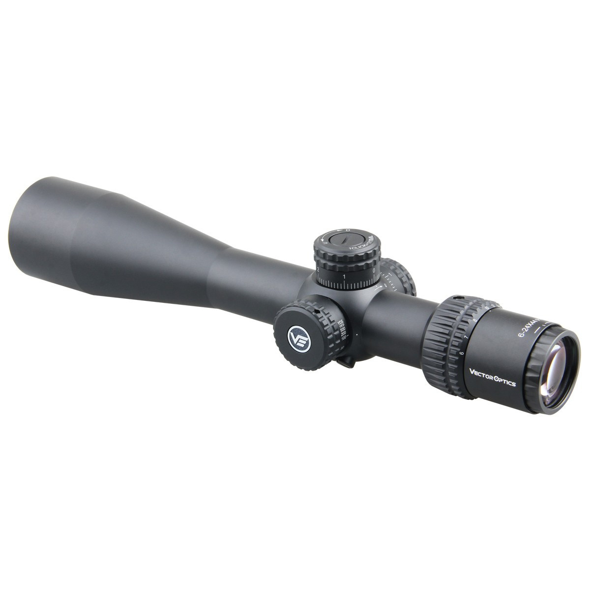 Vector Optics Veyron 6-24x44 Non-IR FFP Sidefocus Super Compact Rifle Scope inc Free Mounts