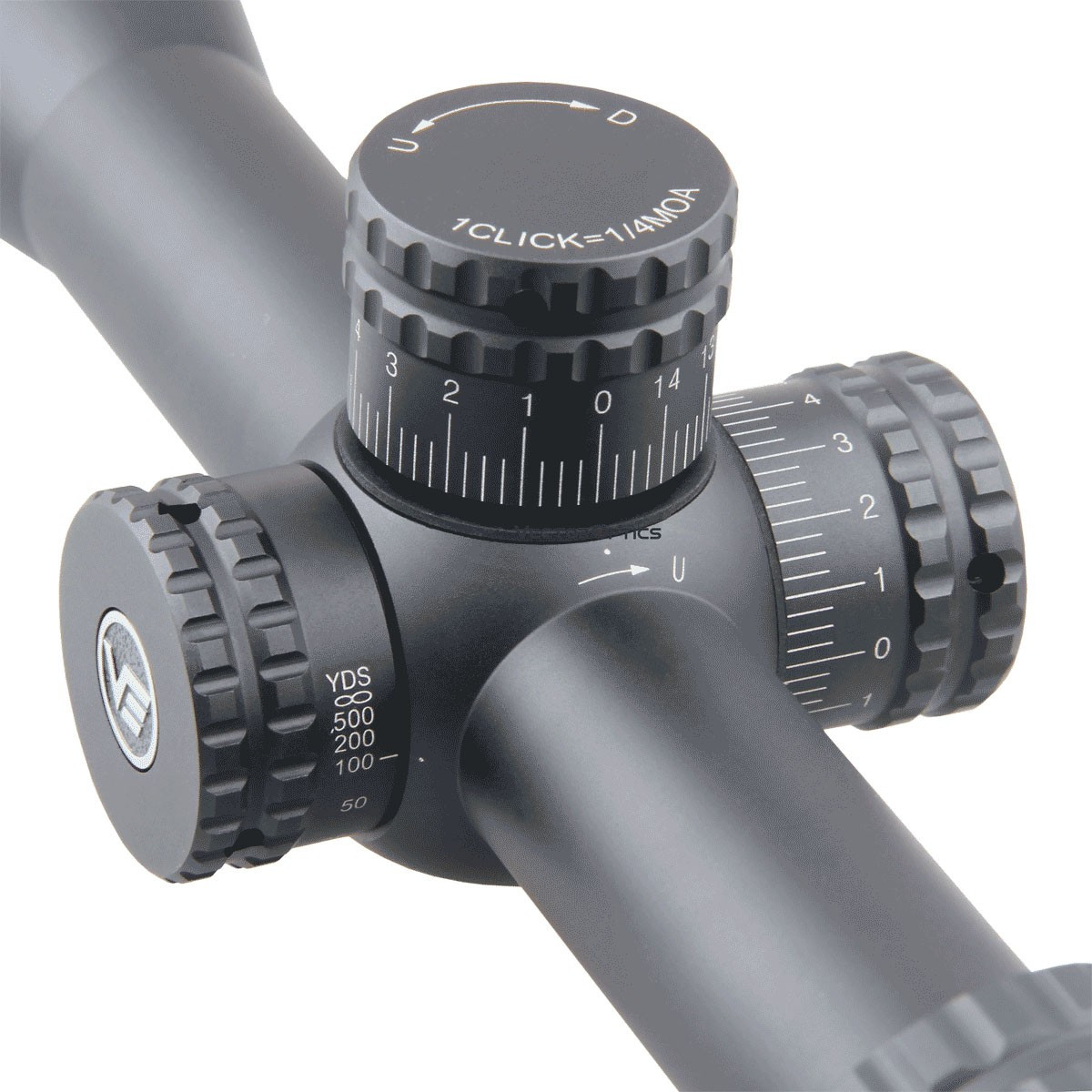 Vector Hugo 6-24x50 SFP Side Focus BDC Non IR Rifle Scope - Free Mounts