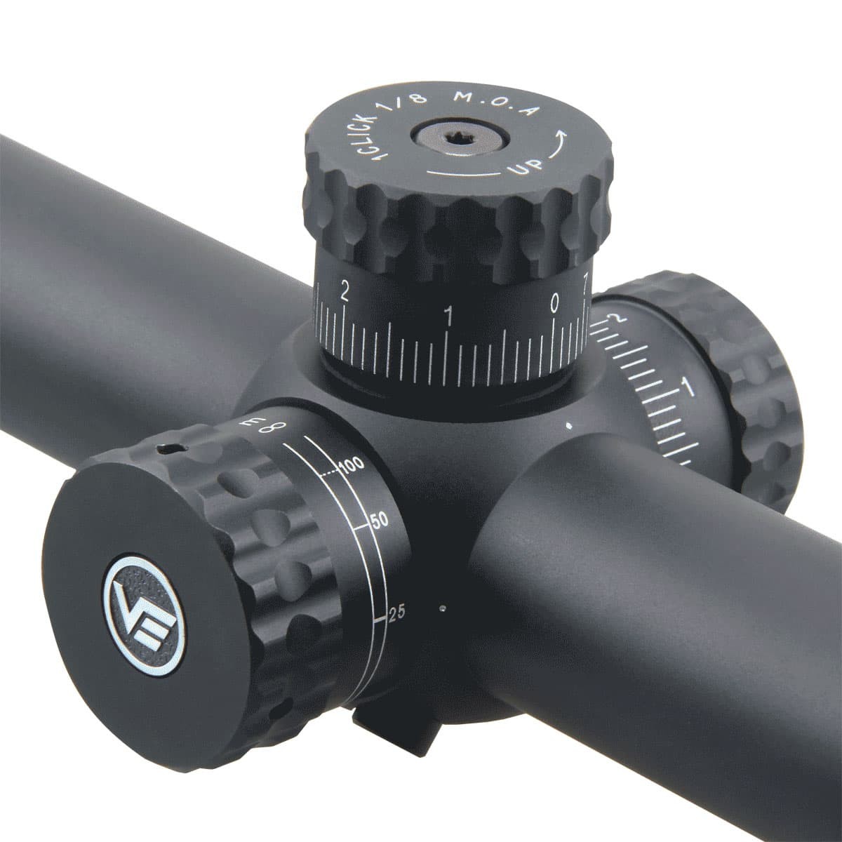 Preowned TSP Vector Sentinel-X 10-40x50 SFP Non Illuminated COM-25M Benchrest 30mm Zero Stop 1/8 MOA Rifle Scope - SOG71