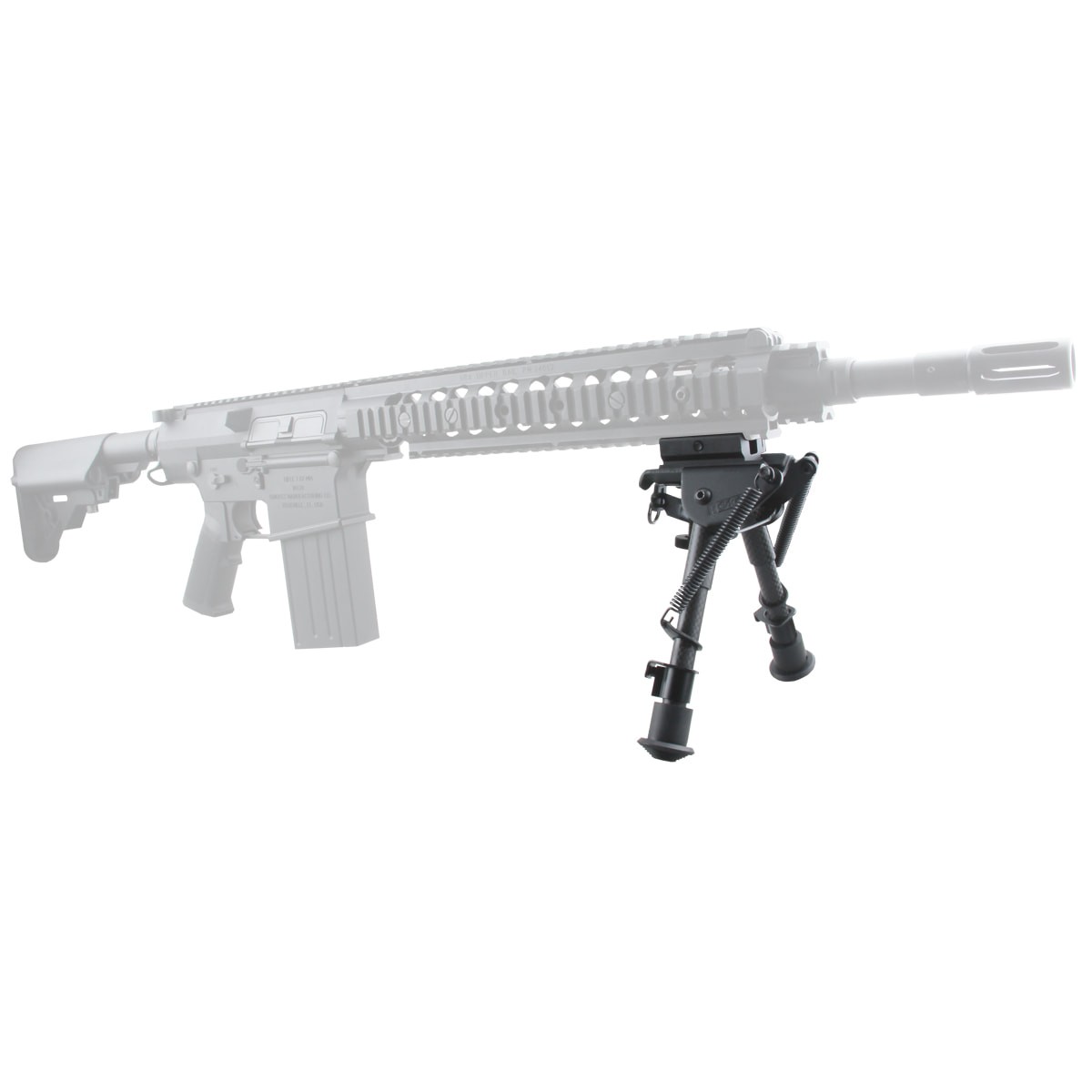 Vector Optics Rokstad 6-9 inch Fixed Bipod for Q/D Swivel with Carbon Fibre Legs