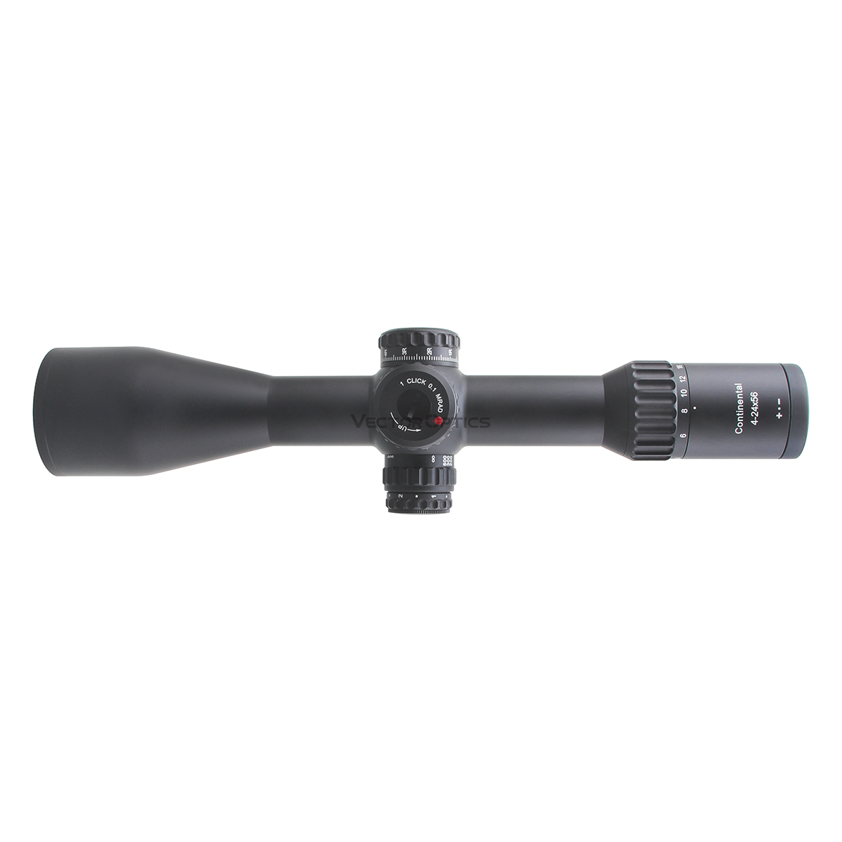 Vector Optics Continental 4-24x56 34mm FFP Illuminated Ranging VEC-MBR 0.1 MRAD Rifle Scope