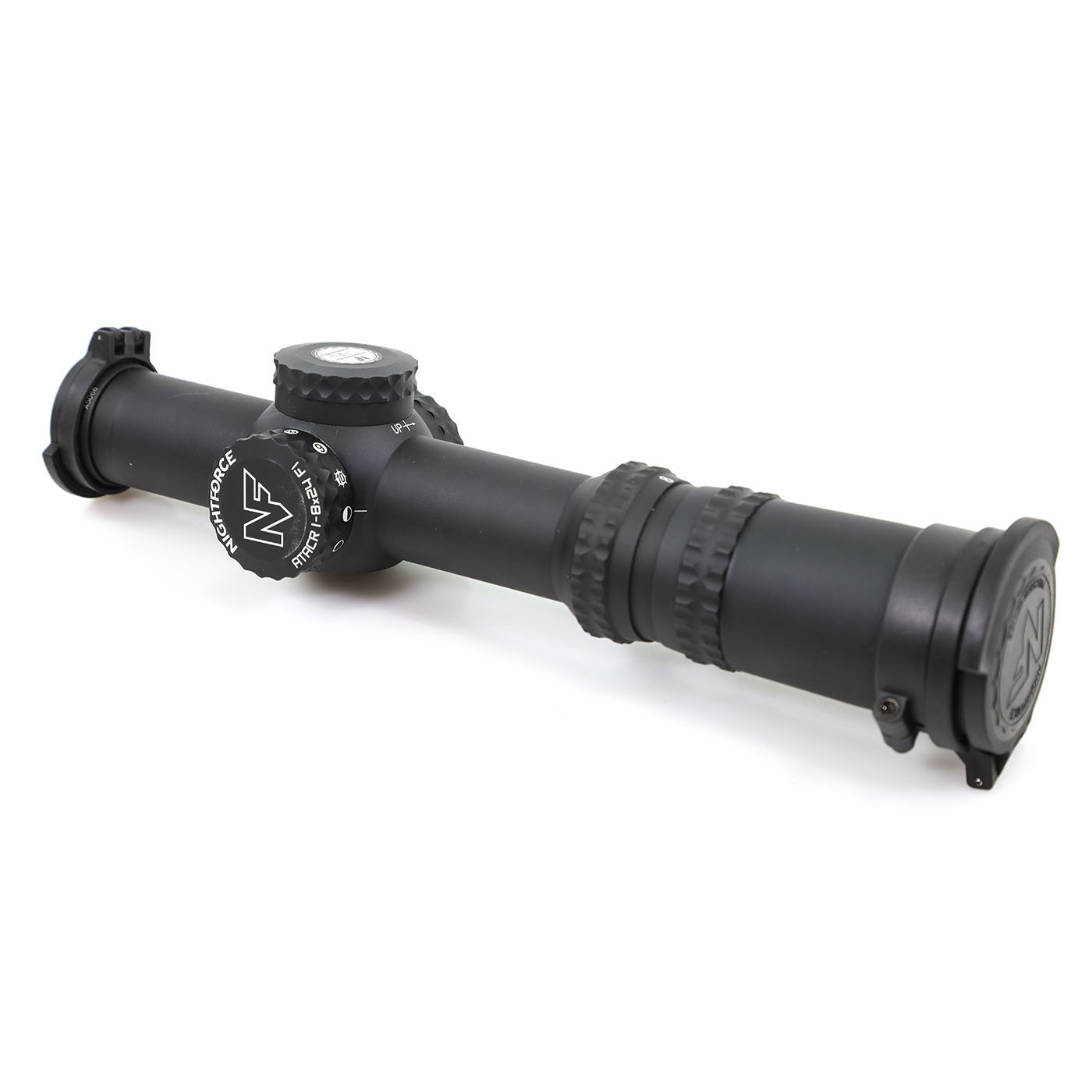 Preowned Nightforce ATACR 1-8x24mm F1 FFP FC-DMx .1 MRAD 30mm Rifle Scope - PO277