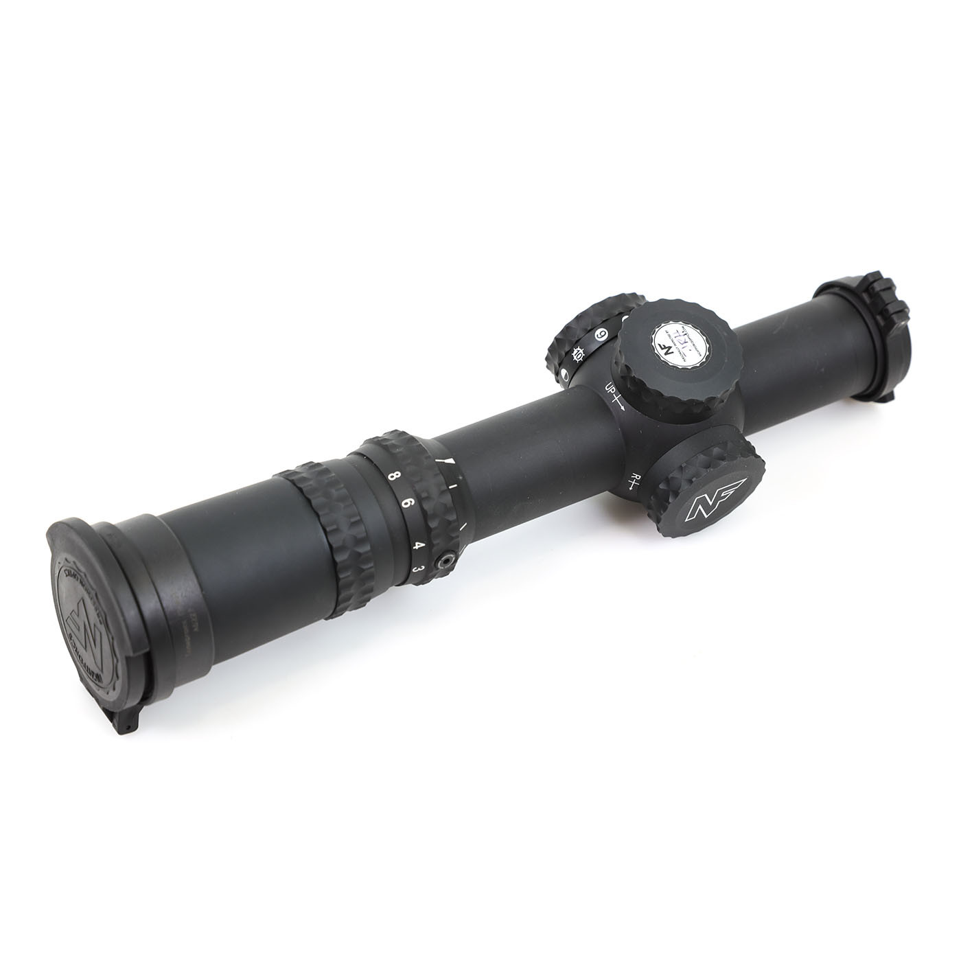 Preowned Nightforce ATACR 1-8x24mm F1 FFP FC-DMx .1 MRAD 30mm Rifle Scope - PO277