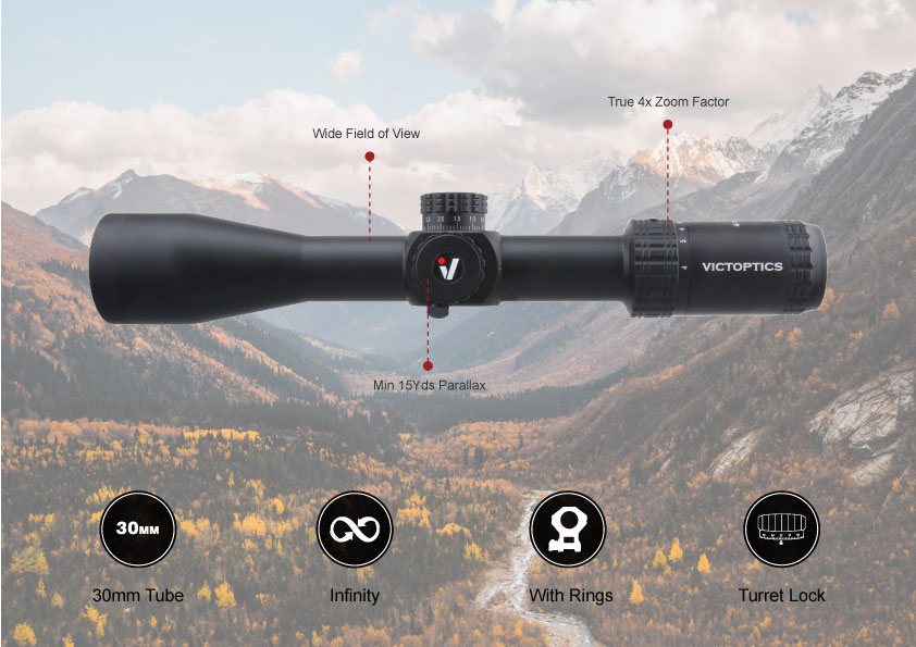 DO NOT ENABLE Vector Optics VictOptics S4 4-16x44 First Focal Plane Riflescope