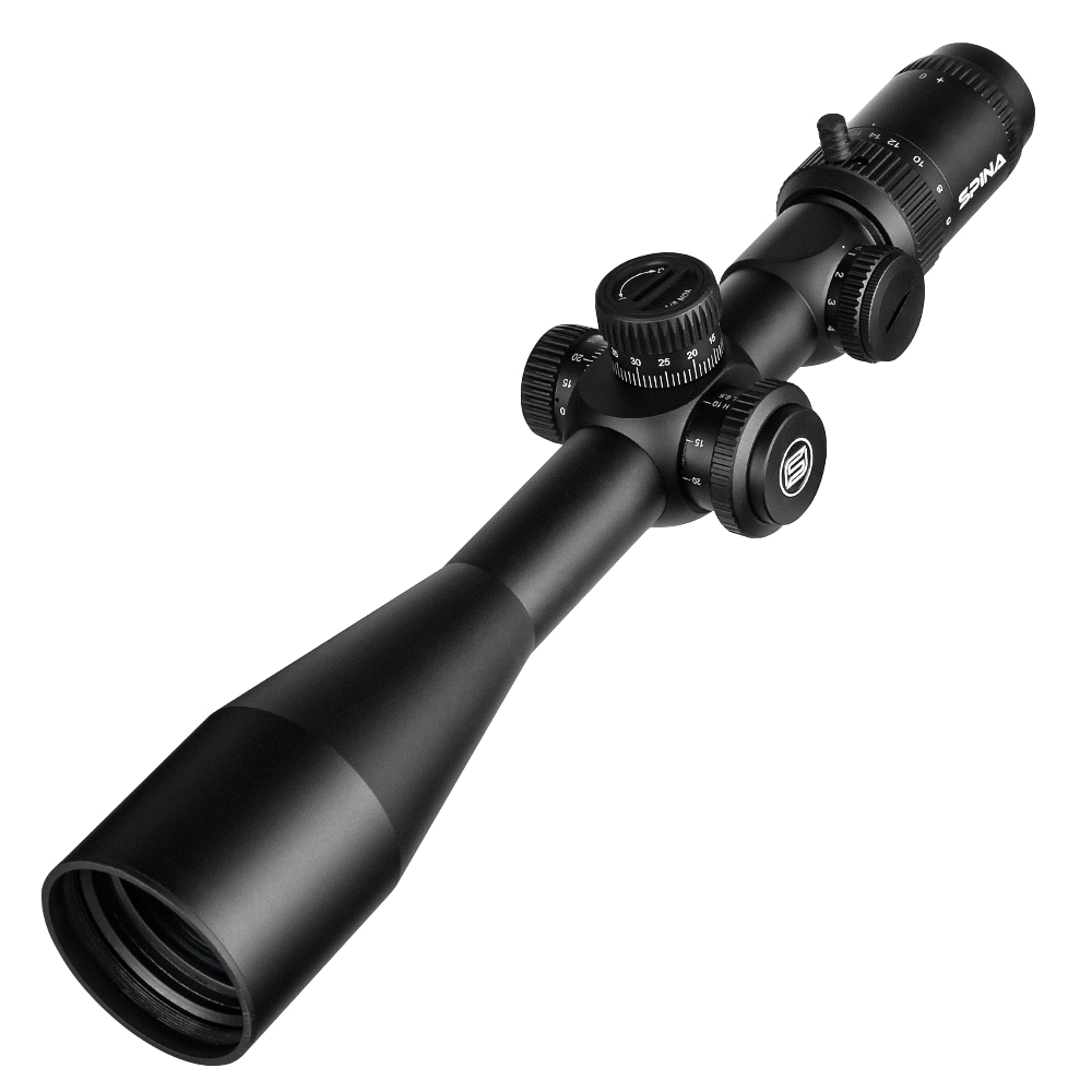 SPINA Optics Toxin HD 6-24x50 FFP Illuminated MOA-X SF 30mm 1/8 MOA Rifle Scope