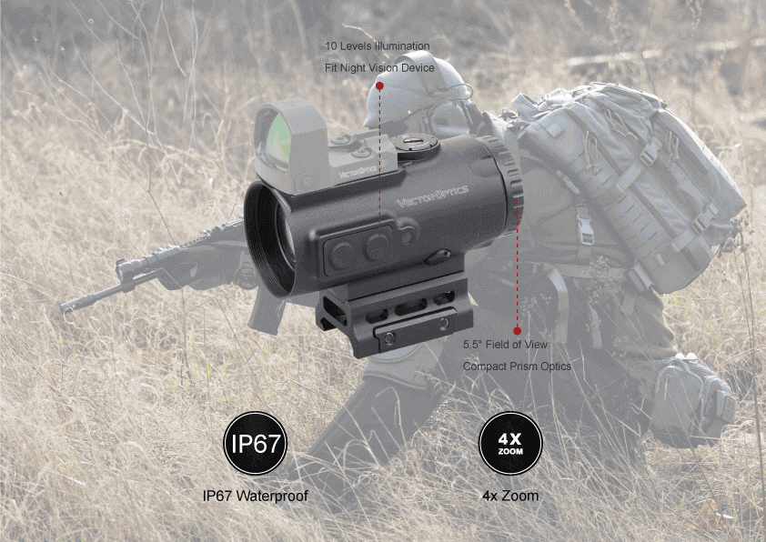 Vector Optics Paragon 4x24 Micro Prismatic Scope