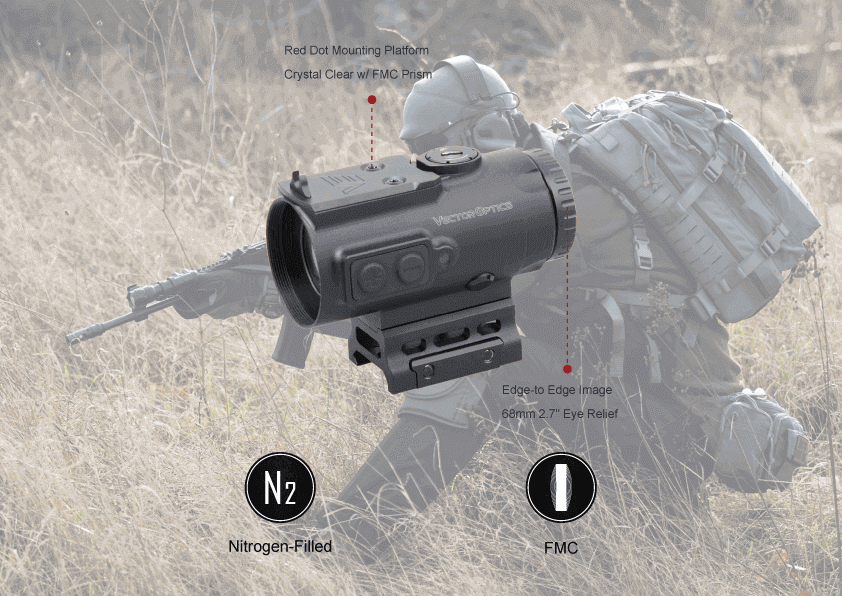 Vector Optics Paragon 4x24 Micro Prismatic Scope