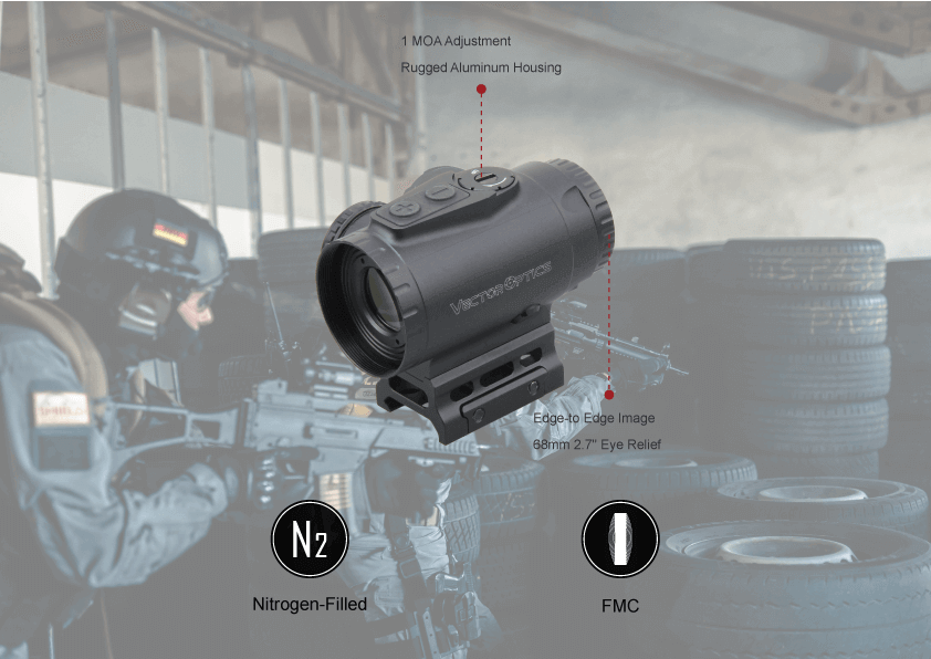 Vector Optics Paragon 3x18 Micro Prism Scope