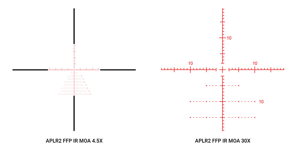 Athlon Ares ETR 4.5-30x56 FFP MOA IR Rifle Scope Brown