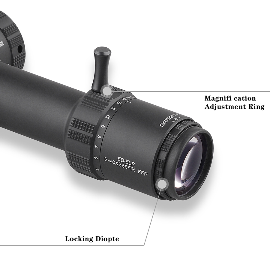 Discovery Optics ED ELR 5-40x56 FFP IR 35mm SF Rifle Scope