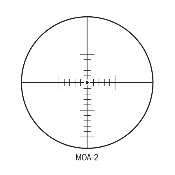Sightron S-TAC 4-20x50 SFP Non Illuminated MOA-2 1/4 MOA SF Rifle Scope
