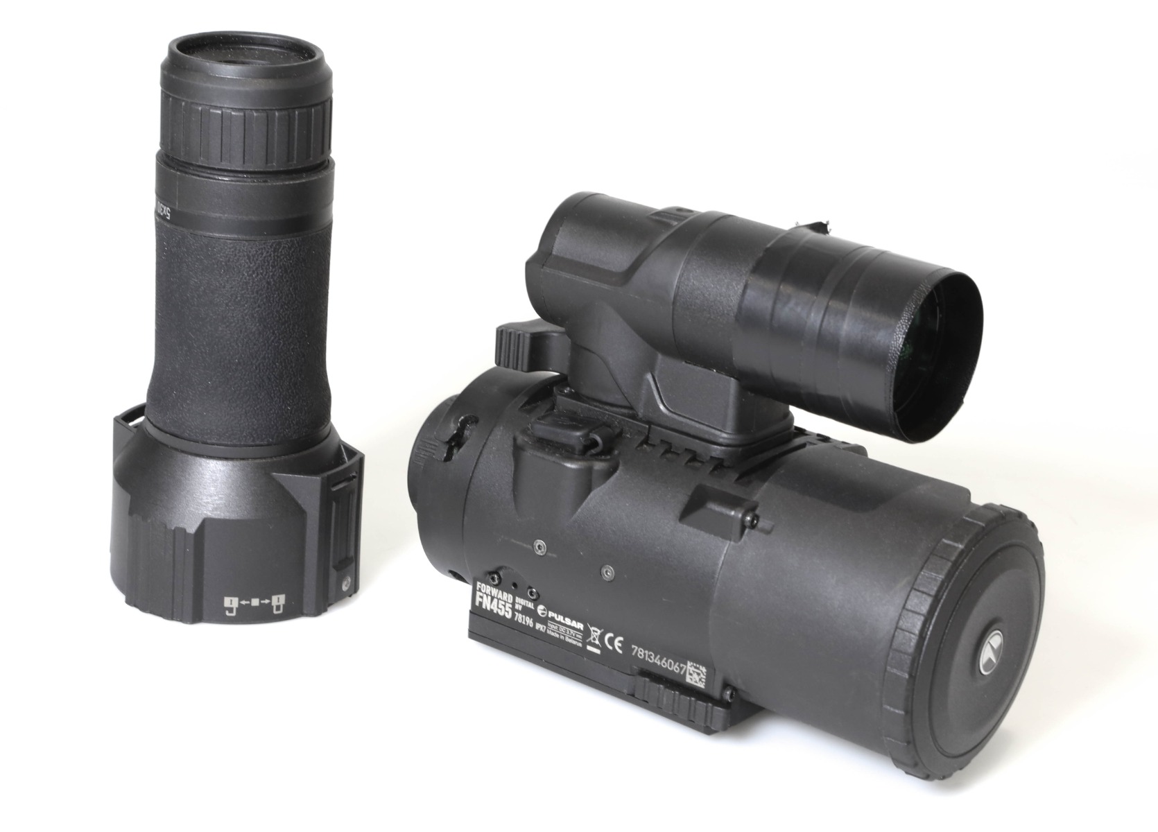 Preowned Pulsar Forward FN455 Digital Night Vision Monocular + Pulsar 50mm FN Cover Ring Adaptor - 2H20569