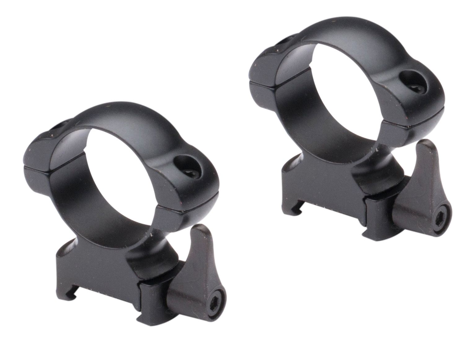 Nikko Stirling STEEL-LOK 1" Medium Weaver Quick Release Steel Rings