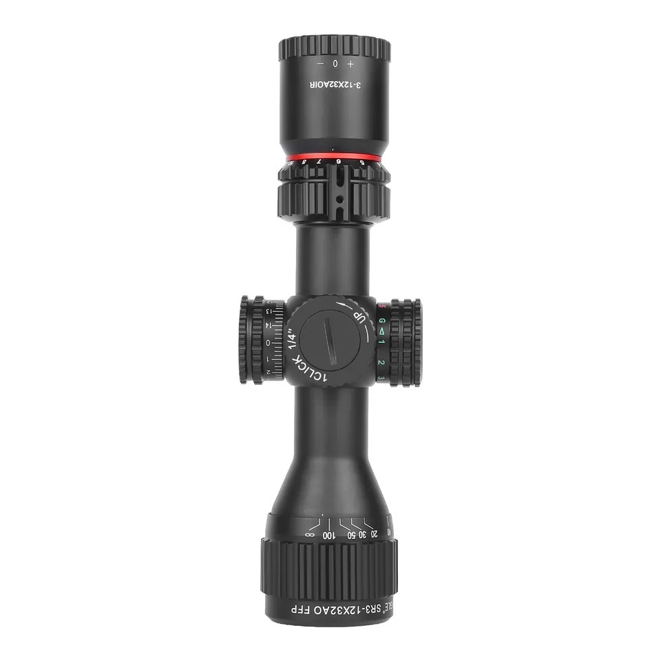 T-Eagle SR 3-12x32 AO Illuminated FFP 1/4" Rifle Scope