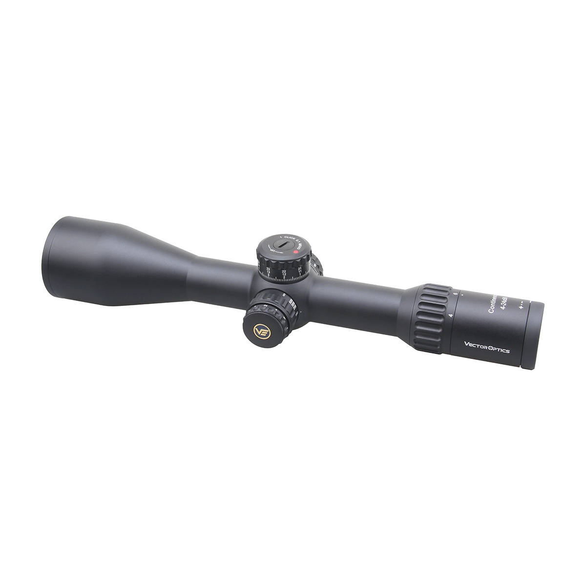 Vector Optics Continental 4-24x56 34mm FFP Illuminated Ranging VEC-MBR 0.1 MRAD Rifle Scope