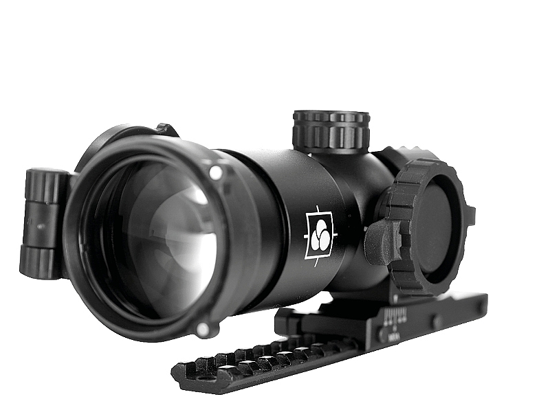 Immersive Optics 5x30 Pro Mildot Prism Scope with MOA Adjustable Mounts