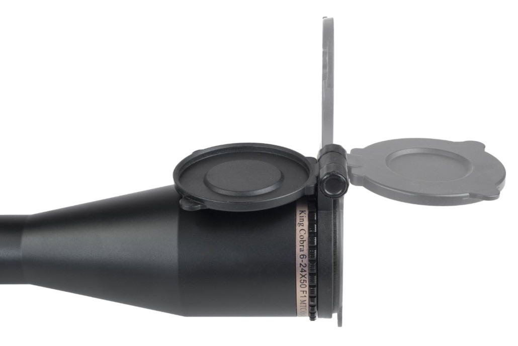 Preowned SOG MTC King Cobra F2 6-24x50 SFP Illuminated SCB2 1 cm Clicks Riﬂe Scope - SOG-0046