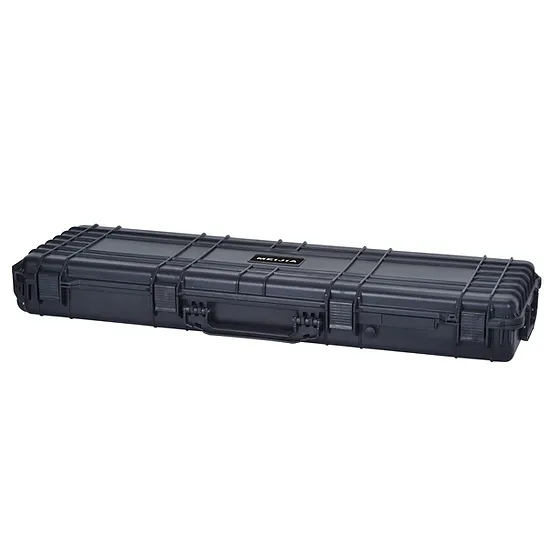 Meijia Large Heavy Duty Wheeled Hard Rifle Case with Eggshell Foam - 127x34cm - TSA Approved