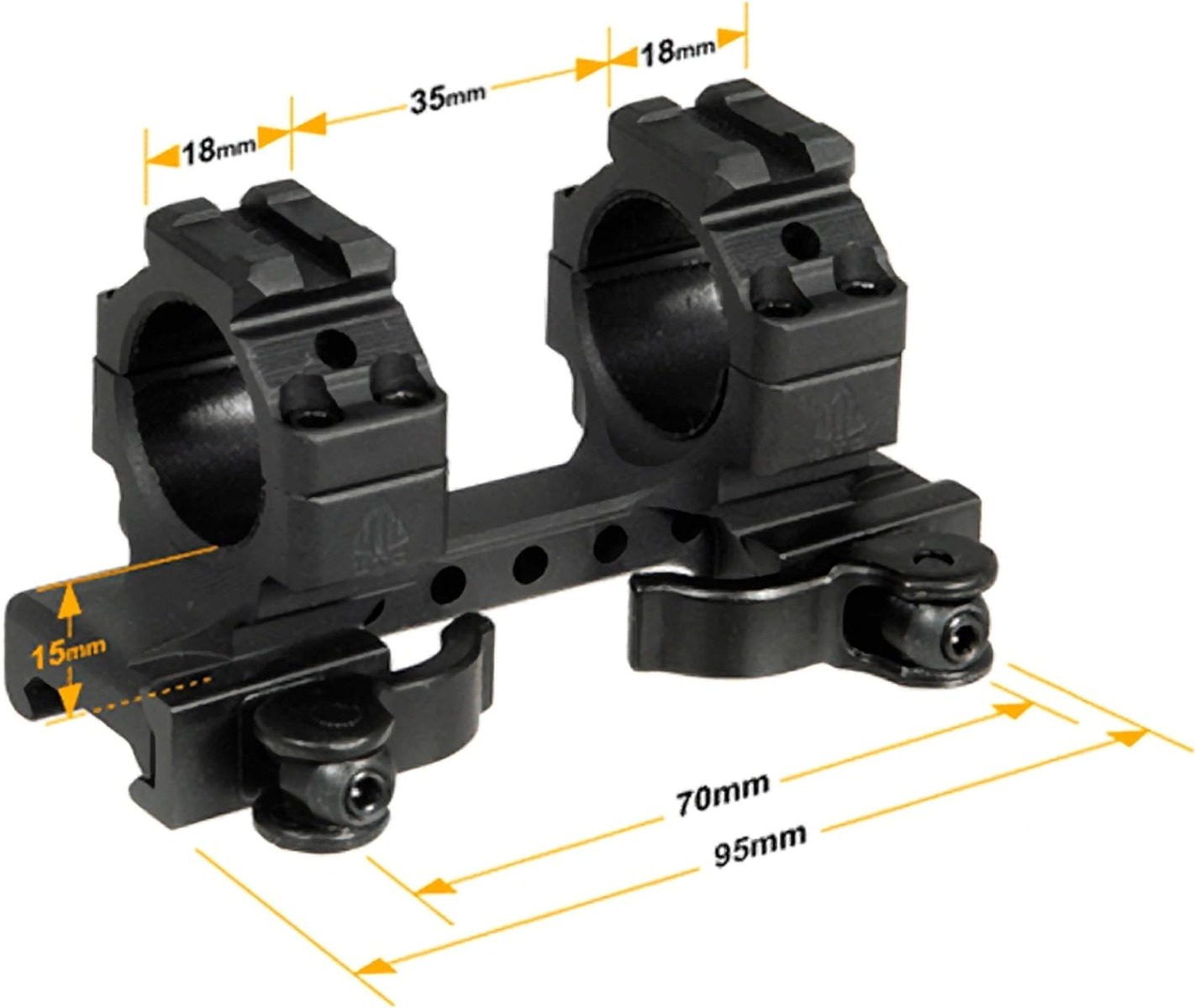 UTG Integral 1' Medium QD Ring Mount
