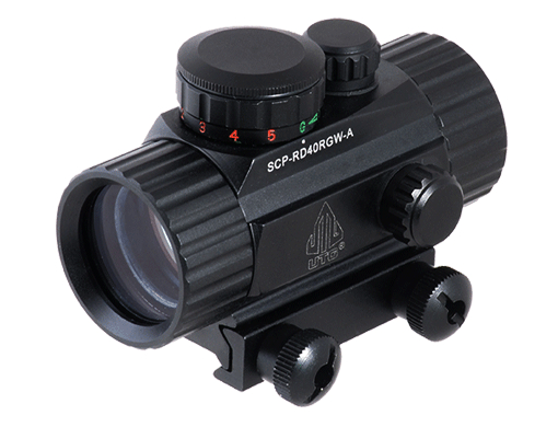 UTG 3.8" 40mm ITA Red/Green CQB Dot Sight with Integral Mount