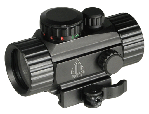 UTG 3.8″ 40mm ITA Red/Green Circle Dot Sight w/Integral QD Mount