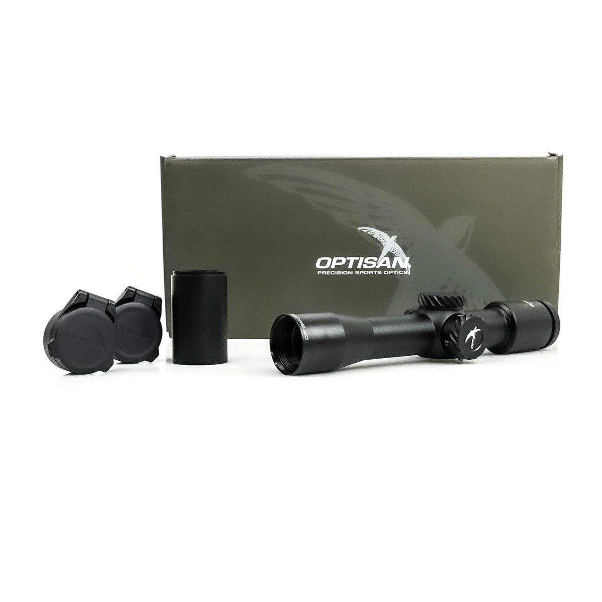 Preowned Optisan Optics CP Compact 10x32 SFP MIL Non-Illuminated MH10 Rifle Scope - PO575