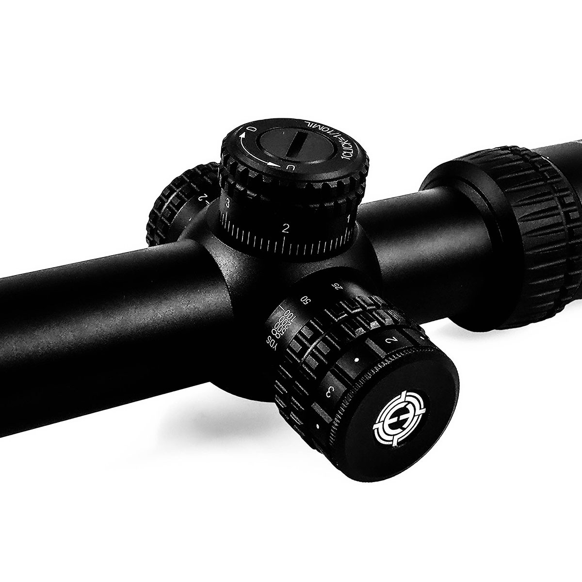 Ex-Demo ELLTECH UCS 6-24x44 FFP MR1X 0.1 MRAD Illuminated Rifle Scope + WULF 30mm/1 inch Picatinny Mount - EXDEM-0105