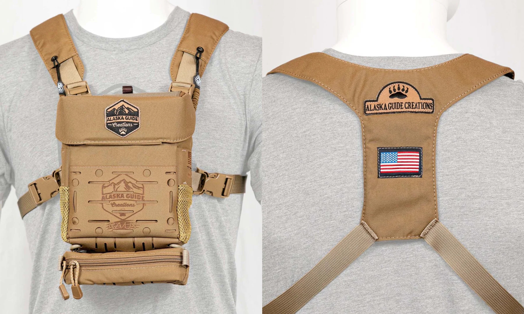  Alaska Guide RAVUS Binocular Pack - Coyote Brown