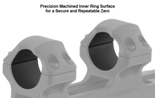 UTG ACCU-SYNC 1" Medium Profile 34mm Offset Picatinny Rings, Flat Dark Earth
