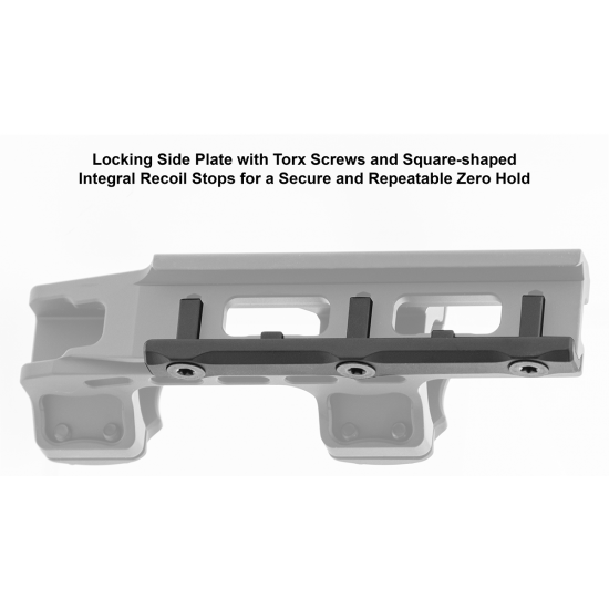 Leapers UTG 1pc 1" HIGH Height 34mm Offset Picatinny Scope Mount Ring