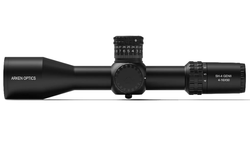Arken Optics SH4 4-16X50 GEN2 FFP VPR MIL Illuminated Rifle Scope
