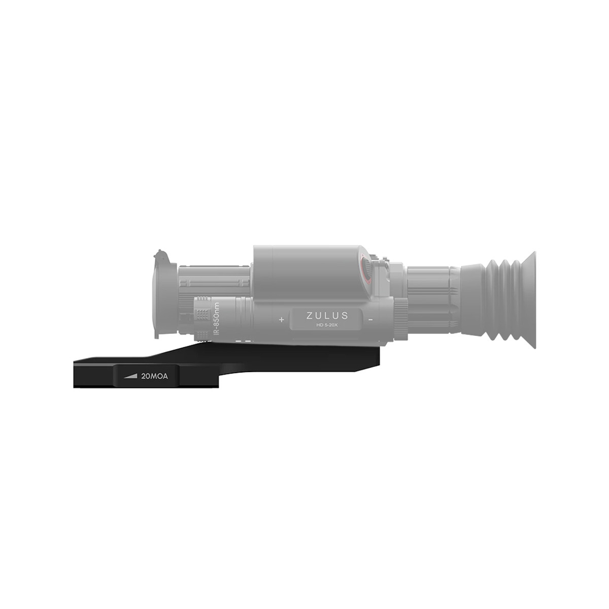 Arken Optics PM20L 20MOA Long Digital Night Vision Scope Picatinny Mount