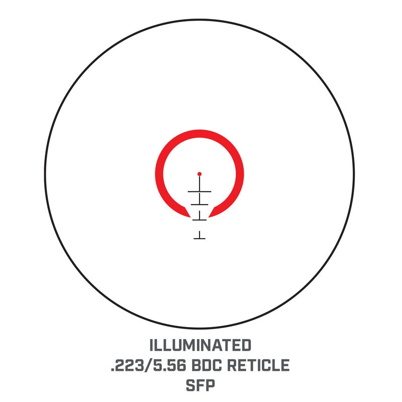 Bushnell AR Optics 1-8x24 SFP IR BTR-1 BDC 30mm Rifle Scope