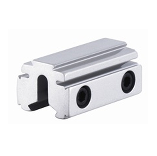 BKL-173S 1 Piece 1-5/8-Long-Tri-Mount-Dovetail-Riser-Mount - Silver