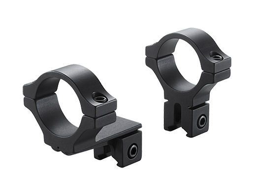 BKL-274 2 PC Single Strap Offset 1 inch Medium Dovetail Scope Rings