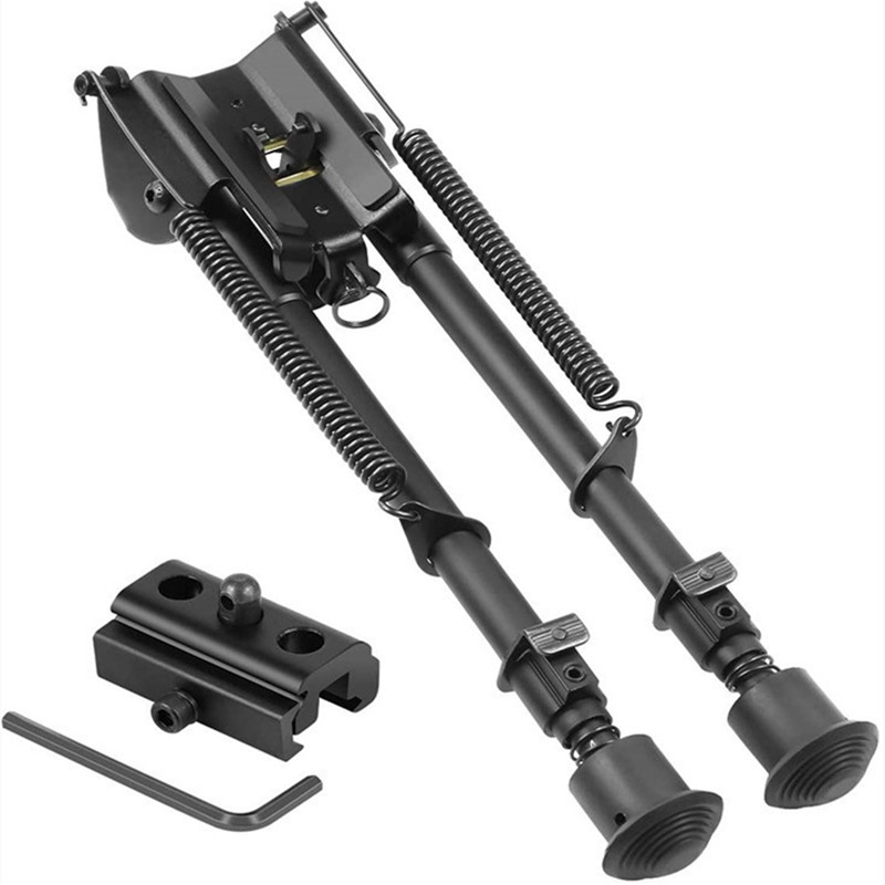 T-Eagle HDP-9 Aluminium 9-13 Inch Adjustable Bipod with Picatinny Adaptor