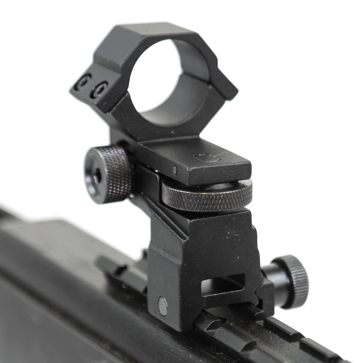 ** BUNDLE ** WULF 1" Low Profile Picatinny Adjustable IR Illuminator / Flashlight Rifle Scope Mount + 30mm / 1 inch Picatinny Scope Accessory Mount