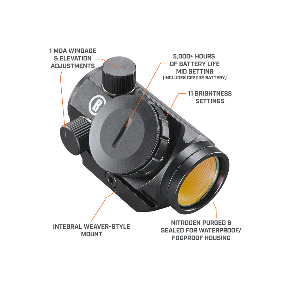Bushnell Trophy TRS-25 1x25 3 MOA Red Dot Sight