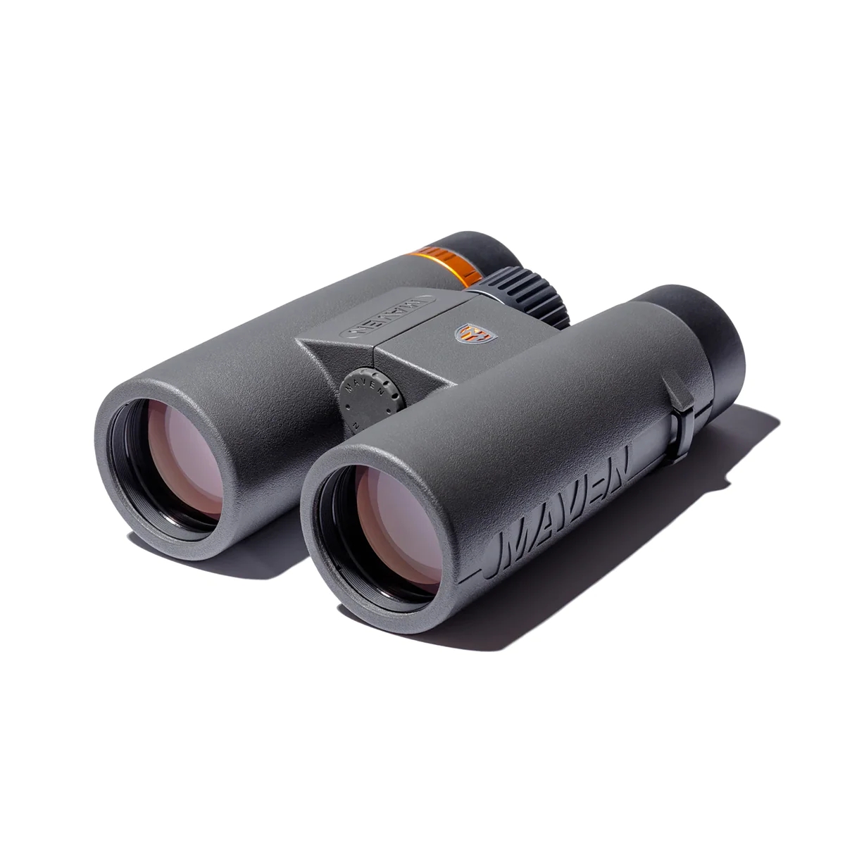 Maven Optics C1 8x12 Binoculars in Standard Grey / Orange